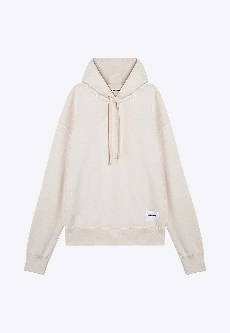 Jil Sander Logo Patch Hooded Sweatshirt Ivory J47GU0105J20010/P_JILSA-279