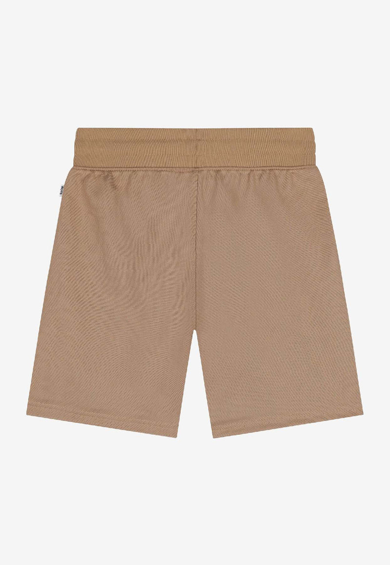 Hugo Boss Kids Boys Track Shorts Beige J52312/269_BEIGE