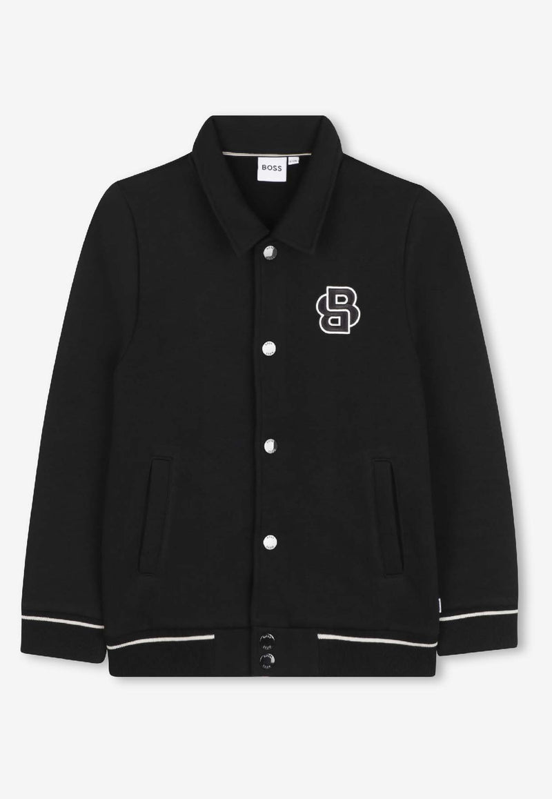 Hugo Boss Kids Boys Monogram Jacket Black J52325/09B_BLACK