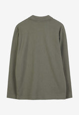 Hugo Boss Kids Boys Long-Sleeved Polo T-shirt Green J52333/724_GREEN