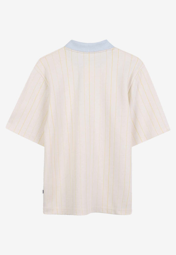 Hugo Boss Kids Boys Striped Logo Polo T-shirt White J52336/10P_WHITE