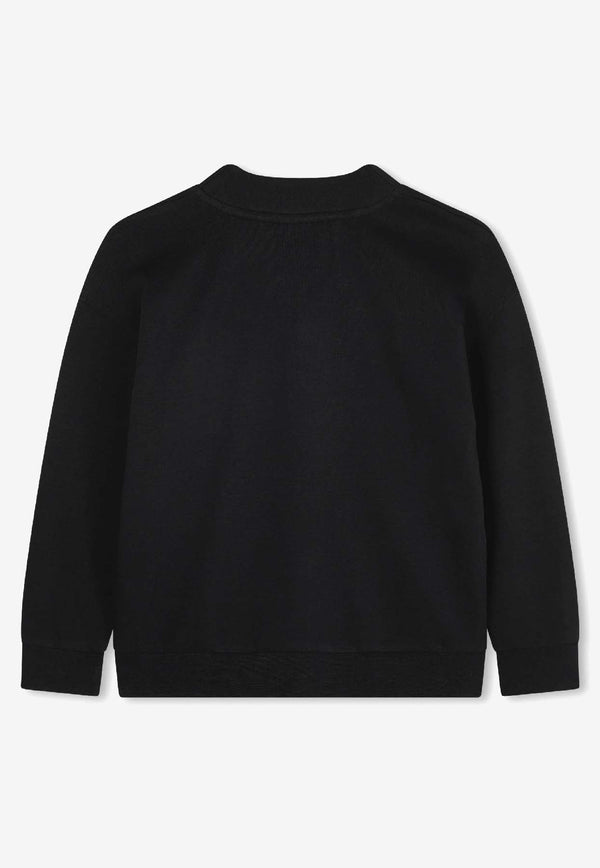 Hugo Boss Kids Boys Embroidered Logo Cardigan Black J52350/09B_BLACK