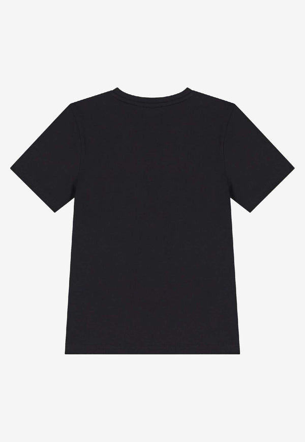 Hugo Boss Kids Boys Logo Print T-shirt Black J52358/09B_BLACK