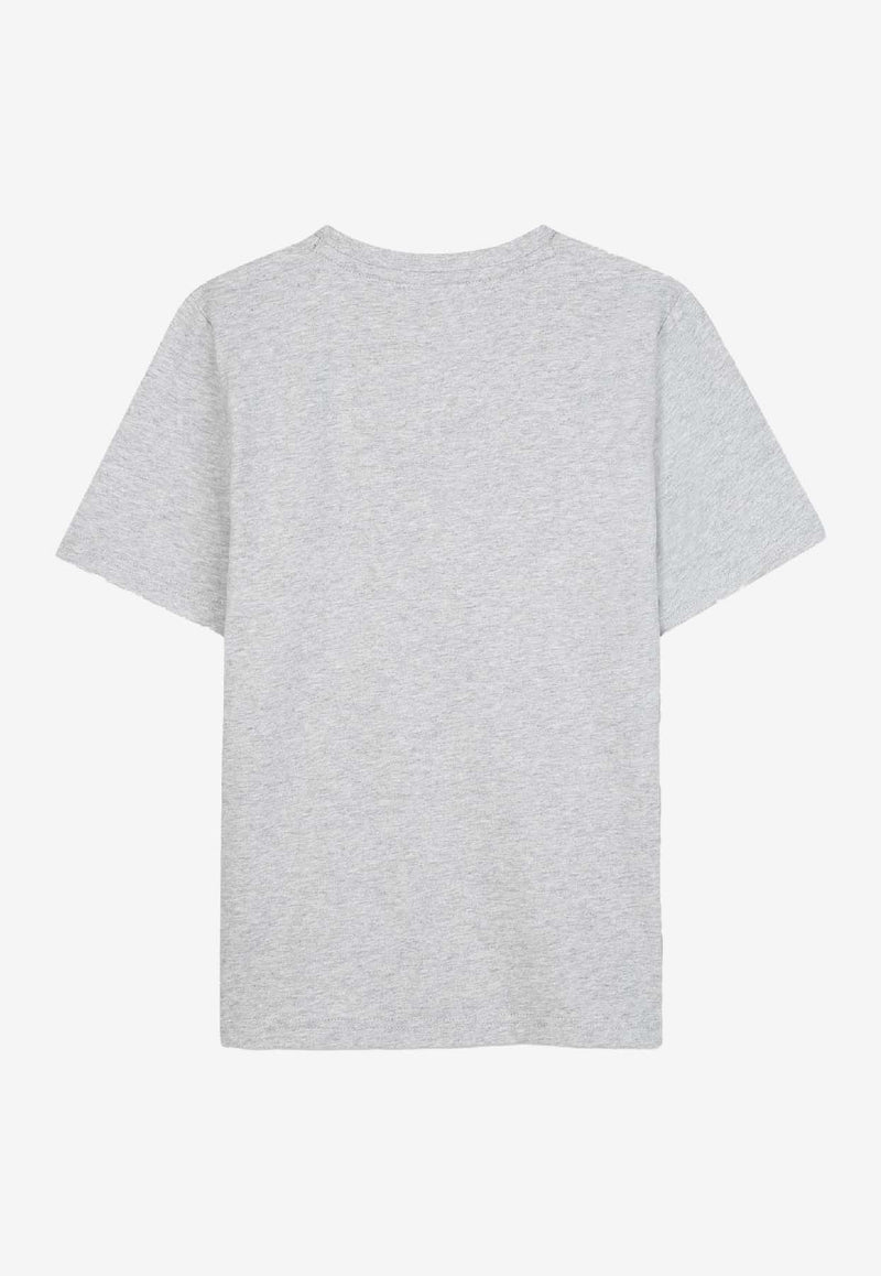 Hugo Boss Kids Boys Graphic Print T-shirt Gray J52369/A32_GREY