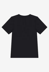 Hugo Boss Kids Boys Monogram Print T-shirt Black J52370/09B_BLACK