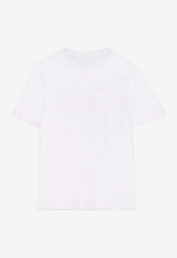 Hugo Boss Kids Boys Monogram Print T-shirt White J52370/10P_WHITE