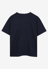 Hugo Boss Kids Boys Fancy Logo Print T-shirt Navy J52372/849_NAVY