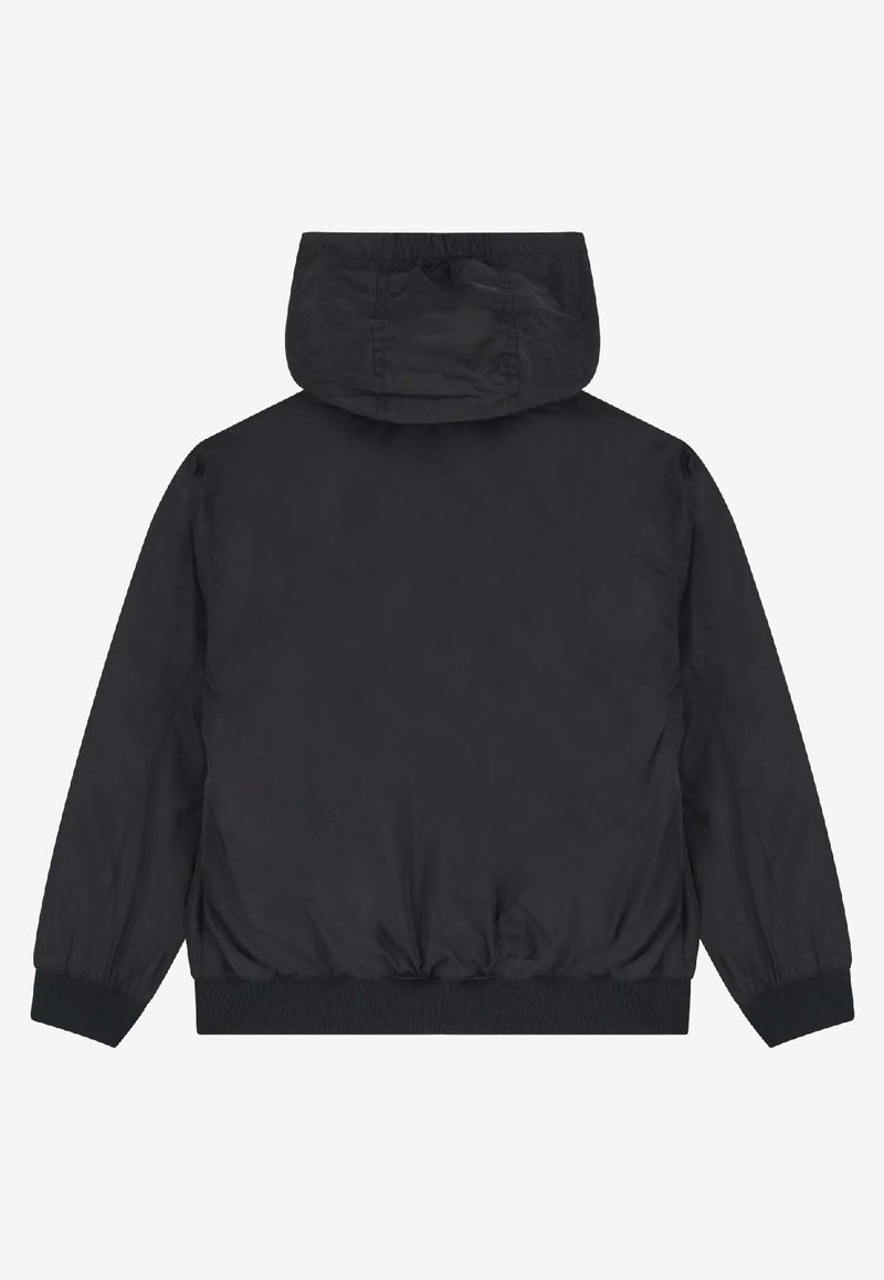 Hugo Boss Kids Boys Padded Hooded Jacket Black J52384/09B_BLACK