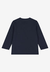 Hugo Boss Kids Baby Boys Long-Sleeved Logo T-shirt Navy J52466/849_NAVY