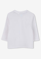 Hugo Boss Kids Baby Boys Long-Sleeved Logo T-shirt White J52467/10P_WHITE