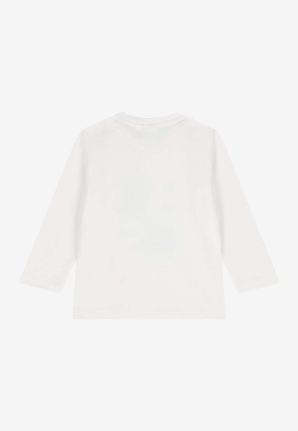 Hugo Boss Kids Baby Boys Graphic Logo Print T-shirt White J52472/10P_WHITE