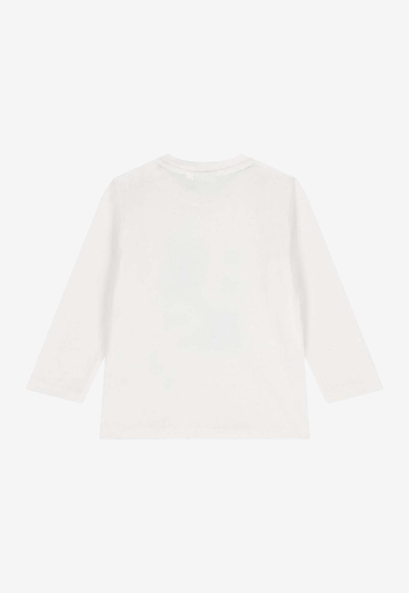 Hugo Boss Kids Baby Boys Graphic Logo Print T-shirt White J52472/10P_WHITE