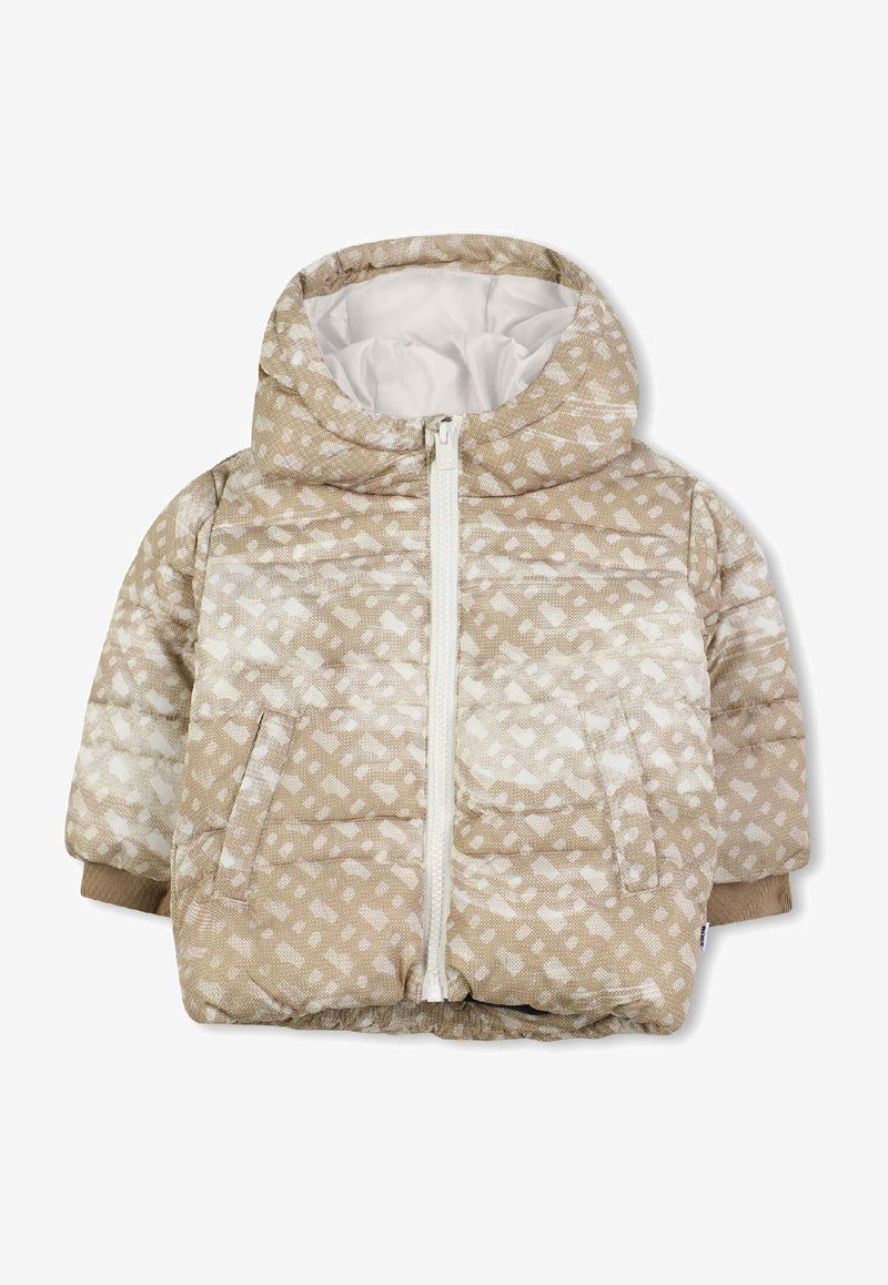 Hugo Boss Kids Baby Boys Monogram Padded Jacket Beige J52475/269_BEIGE