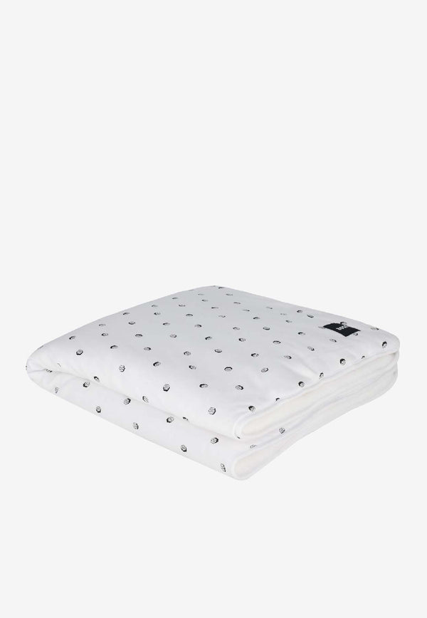 Hugo Boss Kids Baby Boys Monogram Print Blanket White J52601/10P_WHITE