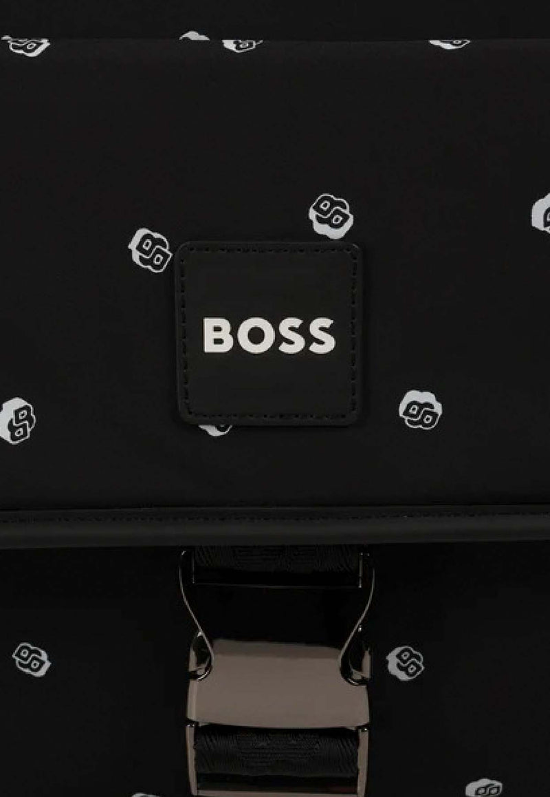 Hugo Boss Kids Baby Boys Monogram Changing Bag Black J52606/09B_BLACK