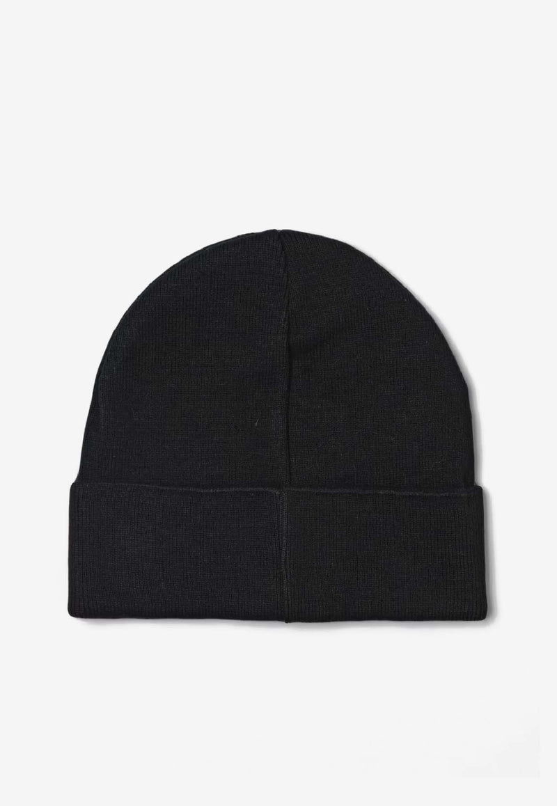 Hugo Boss Kids Boys Contrasting Logo Beanie Black J52617/09B_BLACK