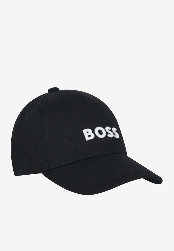 Hugo Boss Kids Boys Embroidered Logo Baseball Cap Black J52628/09B_BLACK