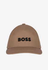 Hugo Boss Kids Boys Embroidered Logo Baseball Cap Beige J52628/269_BEIGE