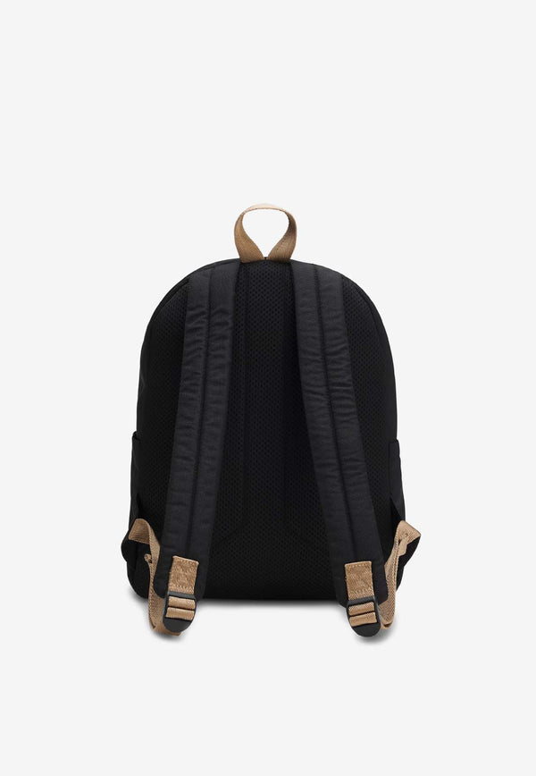 Hugo Boss Kids Boys Logo Print Backpack Black J52652/09B_BLACK