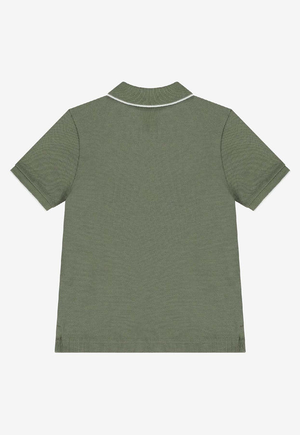 Hugo Boss Kids Baby Boys Logo Polo T-shirt Green J52713/724_GREEN