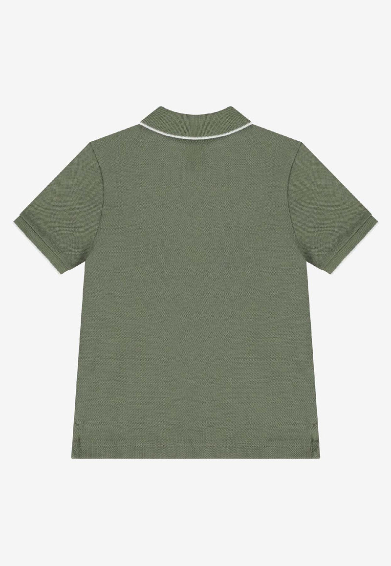 Hugo Boss Kids Baby Boys Logo Polo T-shirt Green J52713/724_GREEN