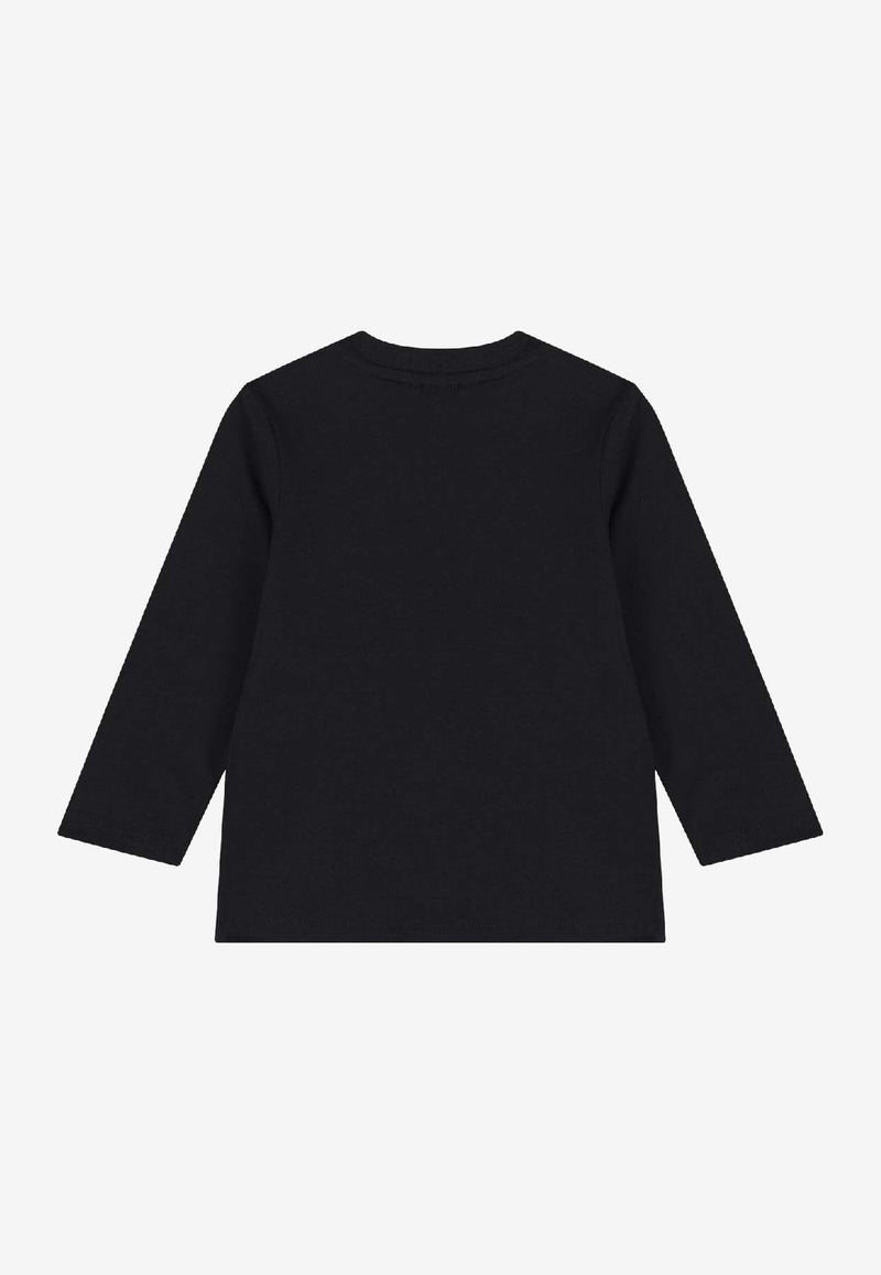 Hugo Boss Kids Baby Boys Long-Sleeved T-shirt Black J52715/09B_BLACK