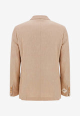 Jacquemus Melo Logo Patch Blazer Beige JAM00111AW00853_BEIGE
