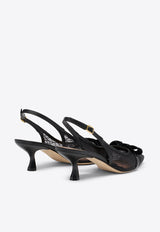 Jama 45 Glitter Mesh Pumps