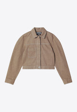 Jacquemus Ovalo Cargo Jacket  Beige JAW00142AD00058/S_JACQM-150