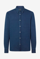 Tom Ford Long-Sleeved Denim Shirt Indigo JBL014-JMC071 UBU