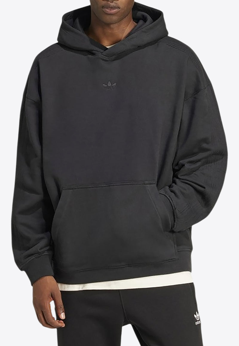 Adidas Originals Logo Hooded Sweatshirt Black JC9572CO/R_ADIDS-BLK
