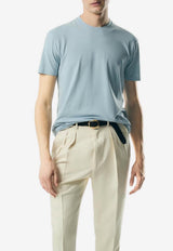 Tom Ford Short-Sleeved Solid T-shirt JCS004-JMT002S23 HB279 Sky Blue
