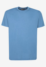 Tom Ford Short-Sleeved Solid T-shirt JCS004-JMT002S23 HB532 Blue