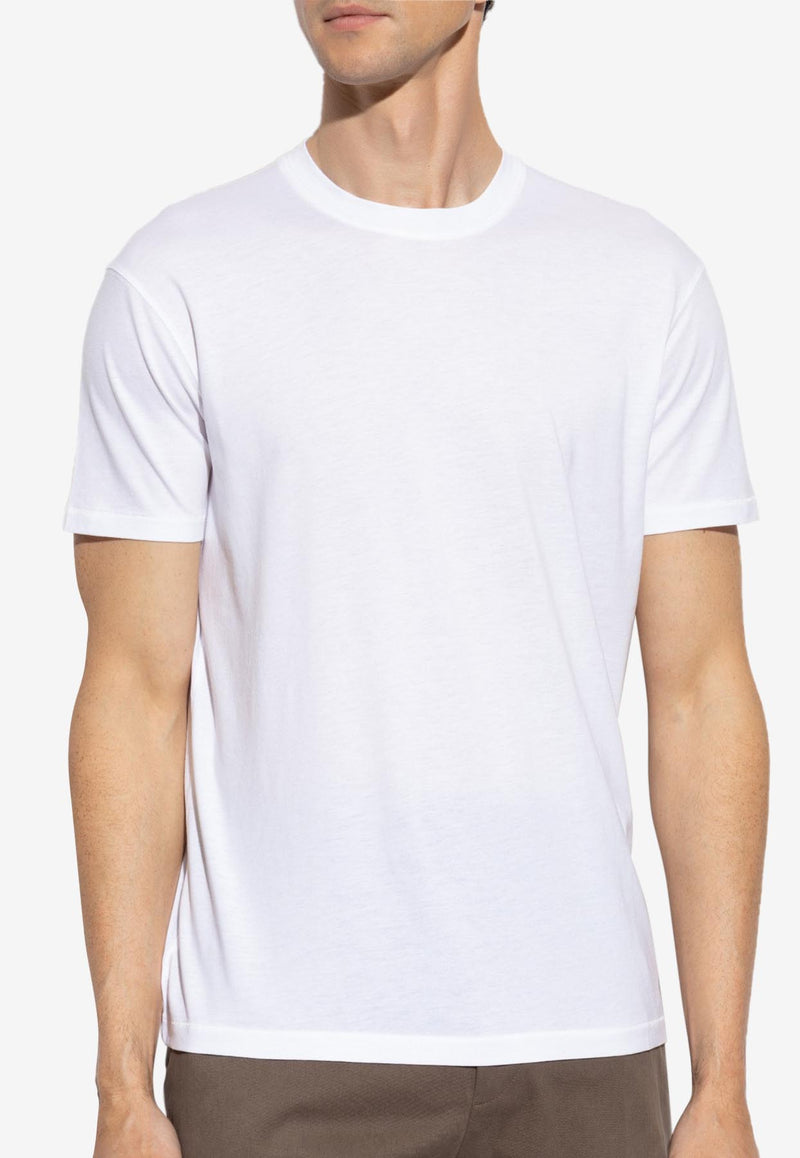 Tom Ford Basic Crewneck T-shirt White JCS004-JMT012 AW002