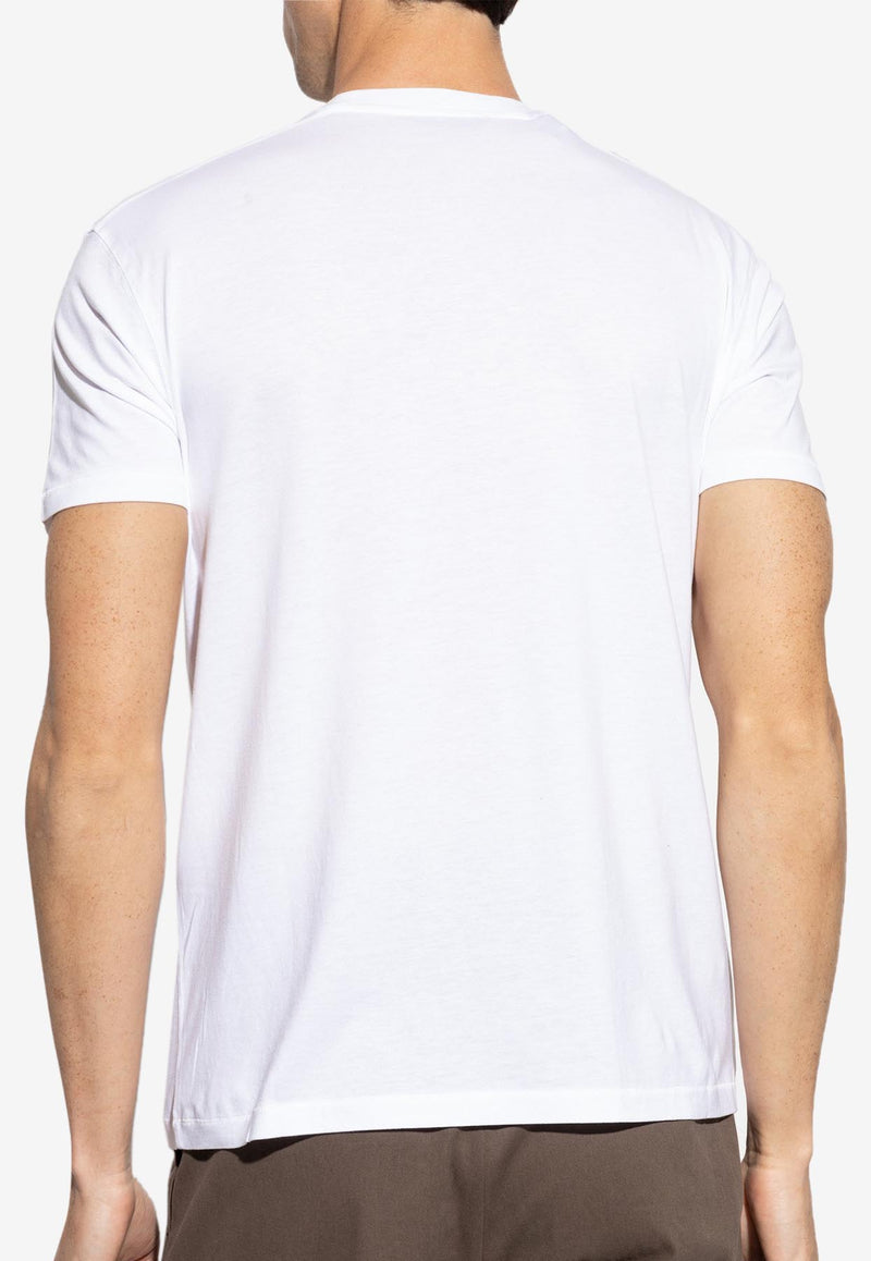 Tom Ford Basic Crewneck T-shirt White JCS004-JMT012 AW002