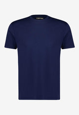 Tom Ford Basic Crewneck T-shirt Blue JCS004-JMT012 HB416