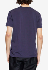 Tom Ford Embroidered TF T-shirt Purple JCS004-JMT012 UHE