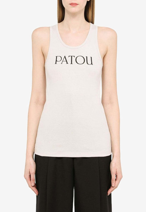 Patou Logo-Printed Sleeveless Top JE0159994CO/M_PATOU-111S