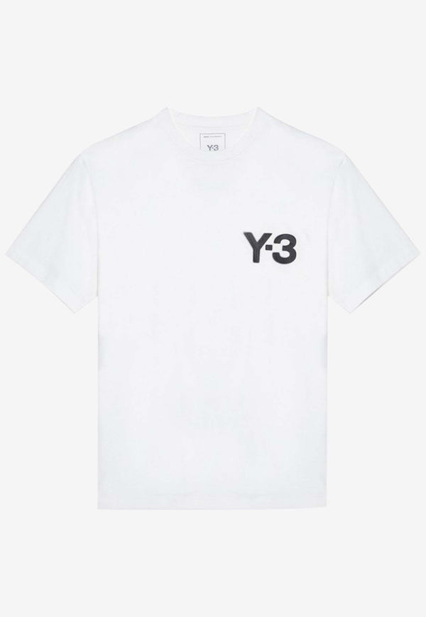 Y-3 Logo Crewneck T-shirt White JE9281CO/P_ADIDY-WHT