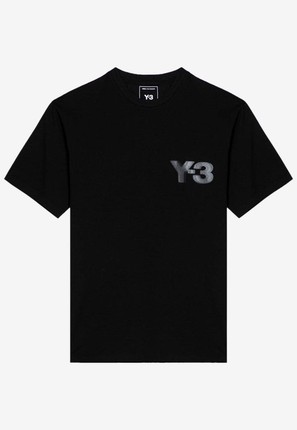 Y-3 Logo Crewneck T-shirt Black JE9282CO/P_ADIDY-BLK