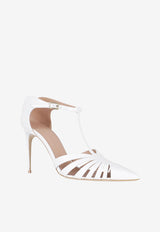 Malone Souliers Jennifer 90 Leather Mules JENNIFER 90-4 WHITE