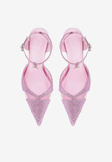 JW PEI Haidi 85 Crystal Embellished Pumps Pink JF30405-4_PINK