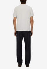 Herno Embroidered Logo T-shirt White JG000239U_WHITE