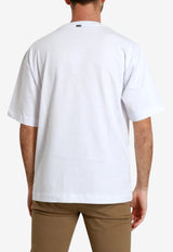 Herno Signature Logo T-shirt White JG000283U_WHITE