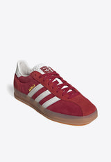 Adidas Originals Gazelle Indoor Suede Low-Top Sneakers Red JH5431SUE/Q_ADIDS-TV