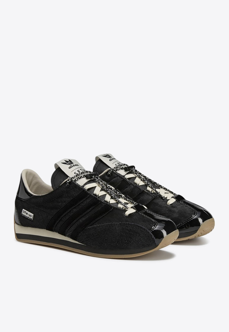 Adidas X Song For The Mute Country OG Nylon and Suede Sneakers Black JH9010LE/P_ADIST-CB