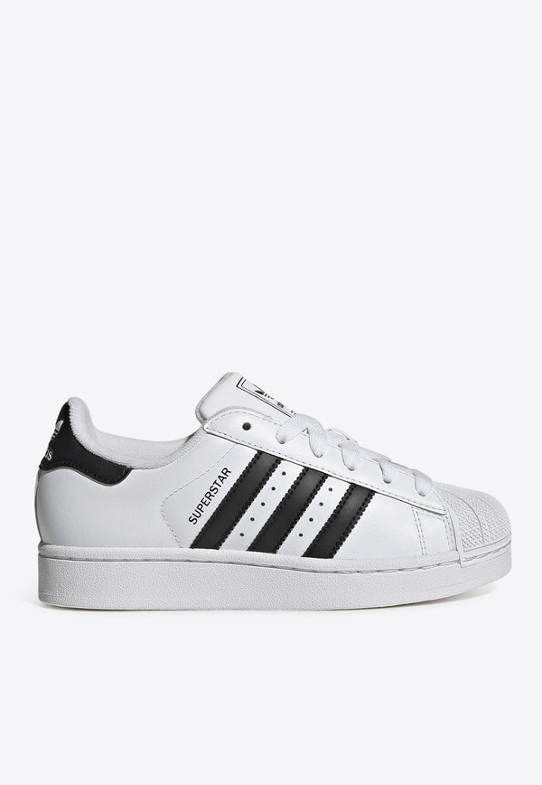 Adidas Kids Boys Superstar Low-Top Sneakers White JH9976LE/R_ADIDS-FC