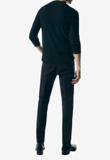 Long-Sleeved Ribbed T-shirt