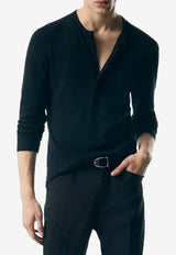 Long-Sleeved Ribbed T-shirt