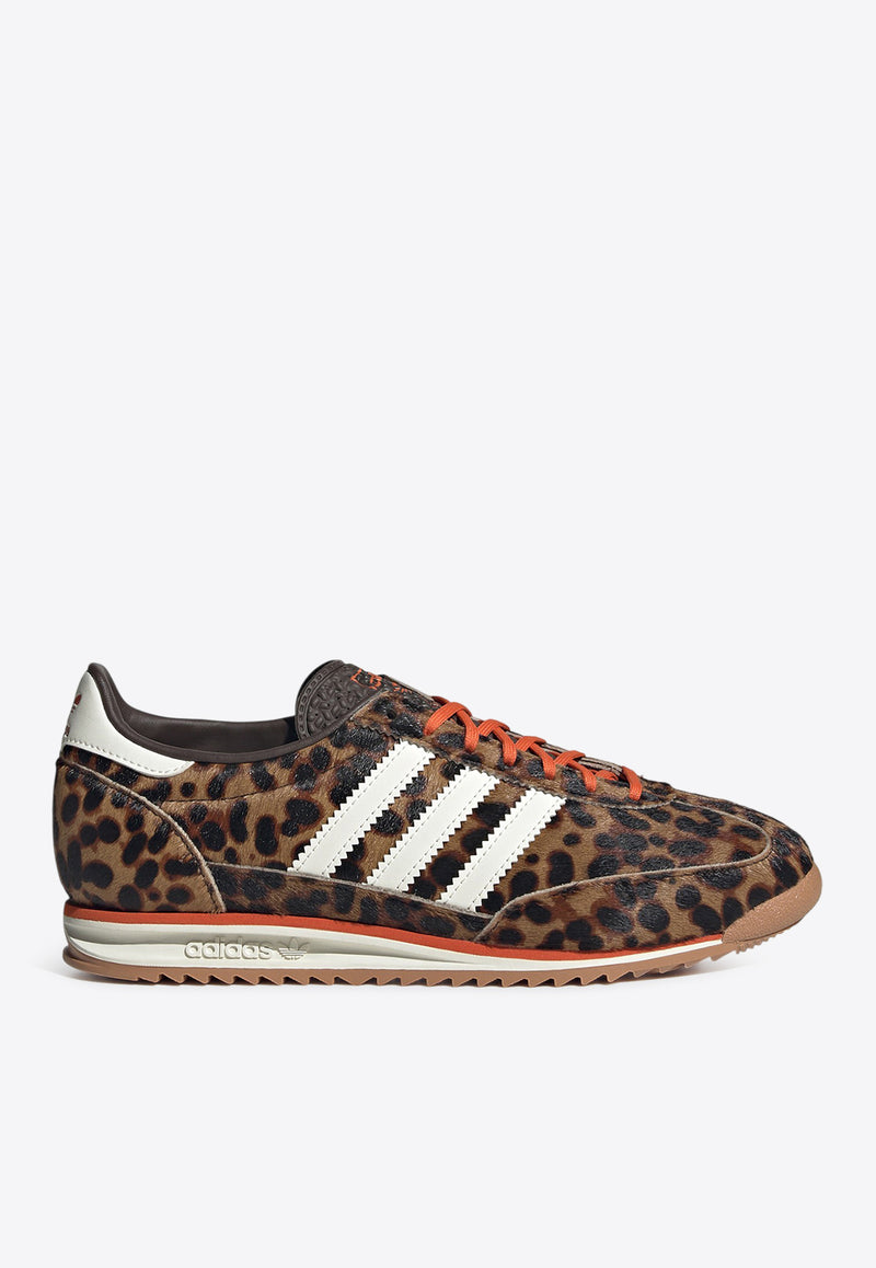 Adidas Originals SL 72 OG Leopard Print Sneakers Brown JI0189LE/R_ADIDS-DO